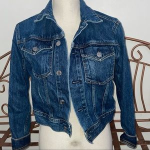 Everlane cropped denim jacket